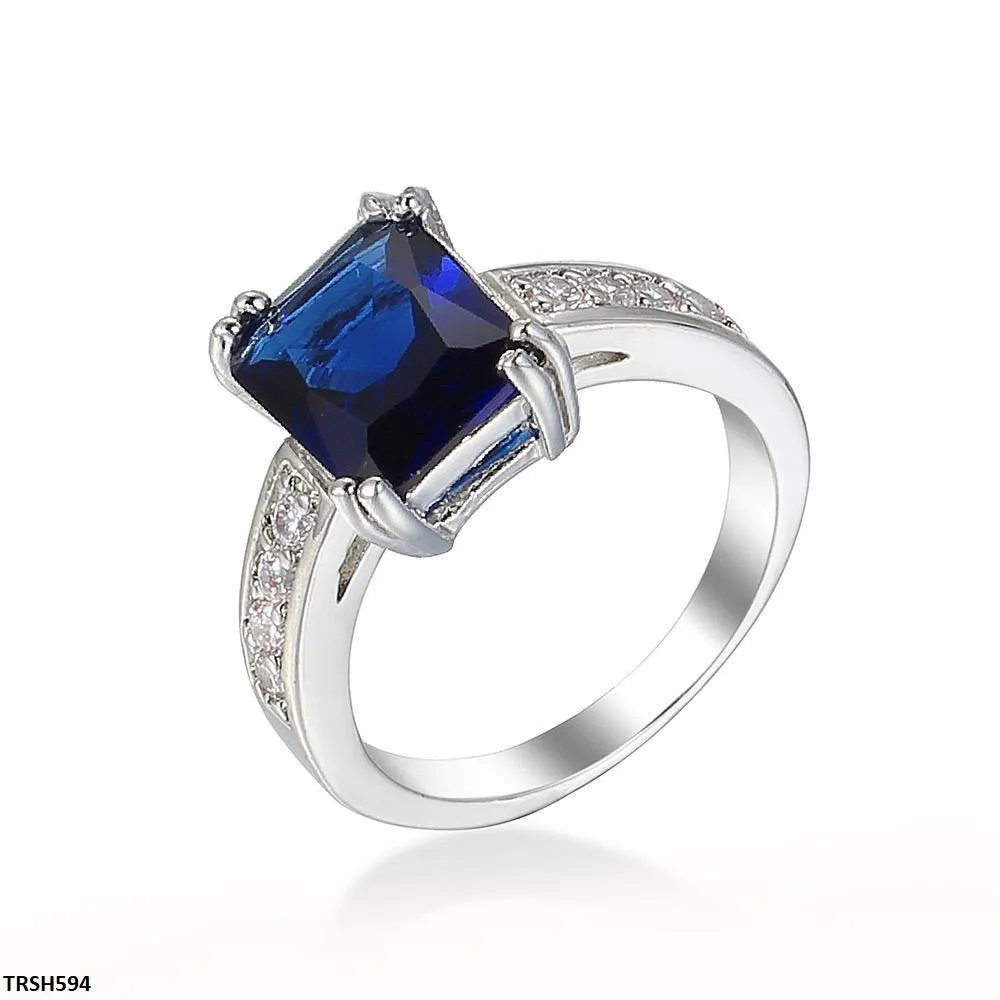 Sapphire Baguette Ring