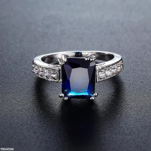 Sapphire Baguette Ring