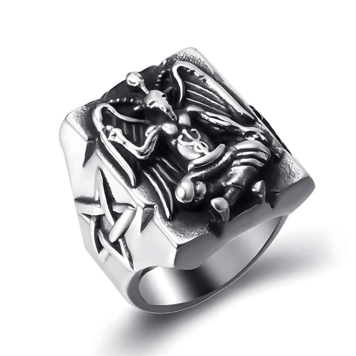 Satanic Baphomet Ring