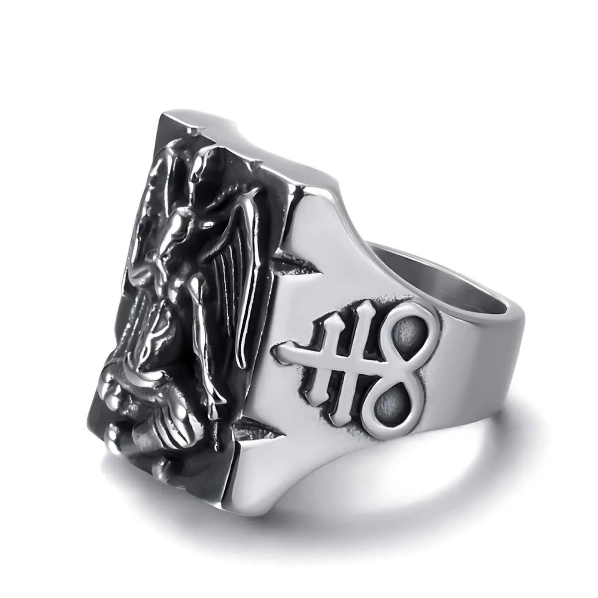 Satanic Baphomet Ring