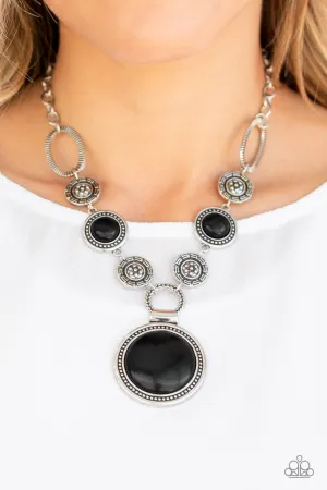 Sedona Drama - Black Paparazzi Necklace