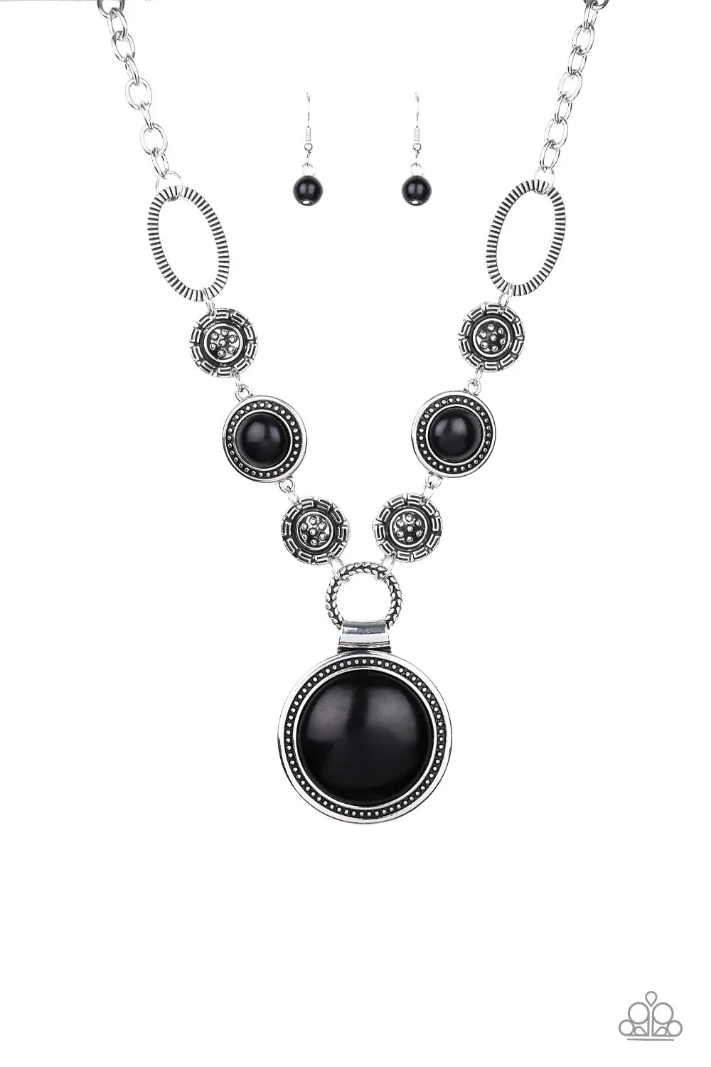 Sedona Drama - Black Paparazzi Necklace