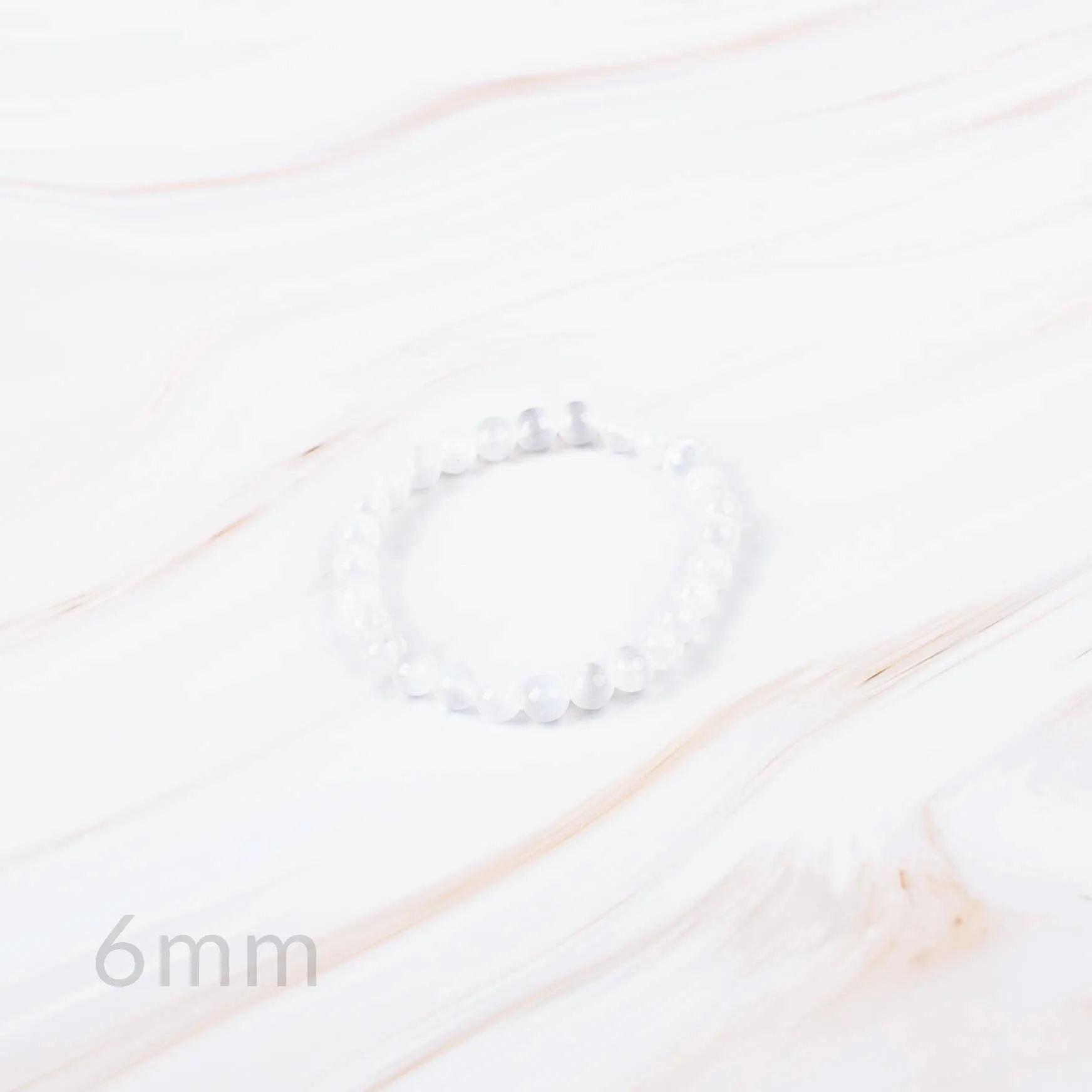 Selenite Beaded Bracelet