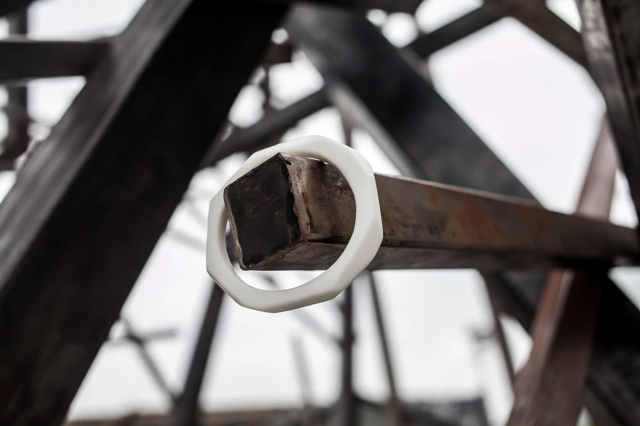 Shifting Planes Wishbone Bangle