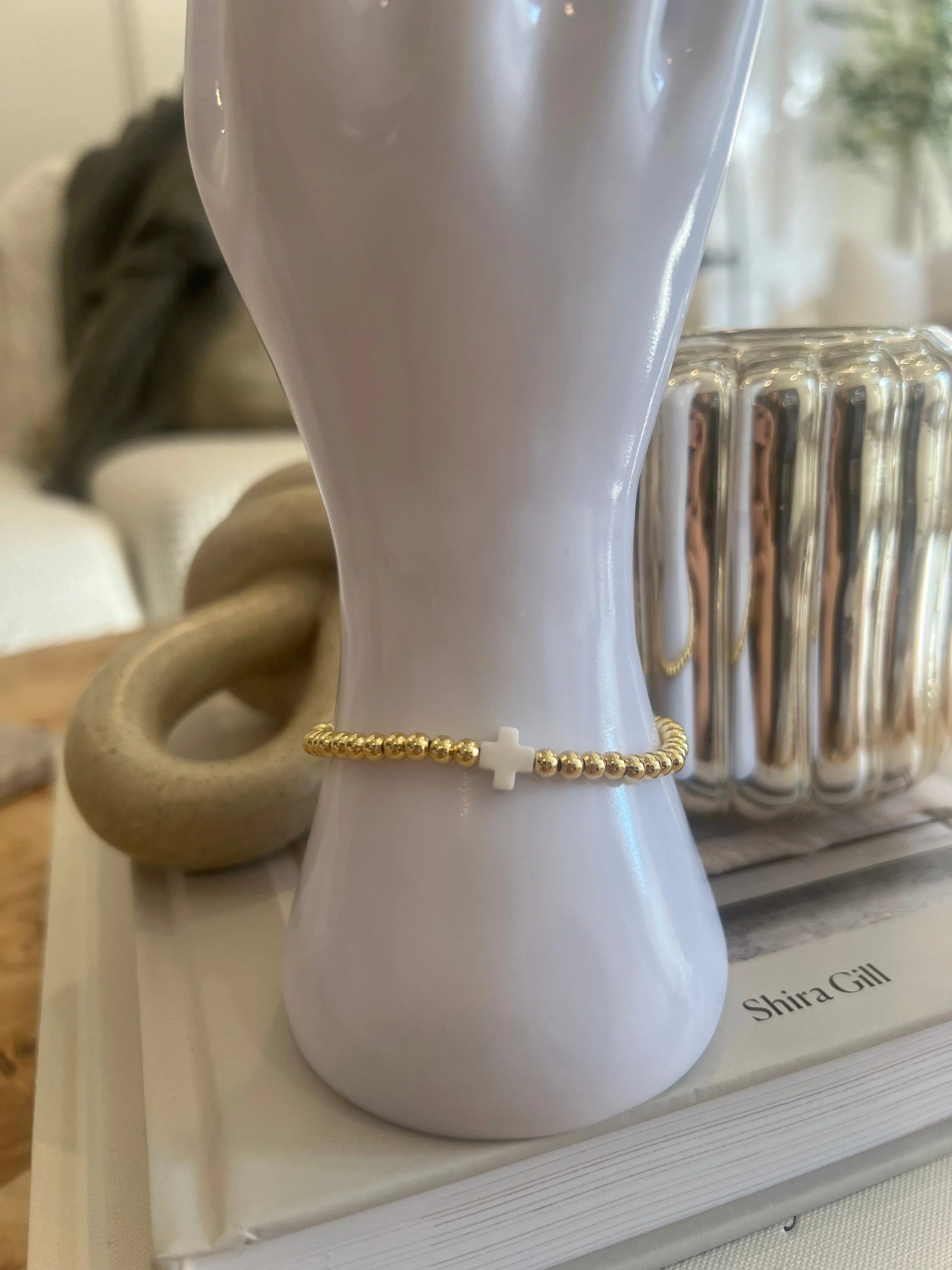 Signature Cross Classic Bead Bracelet