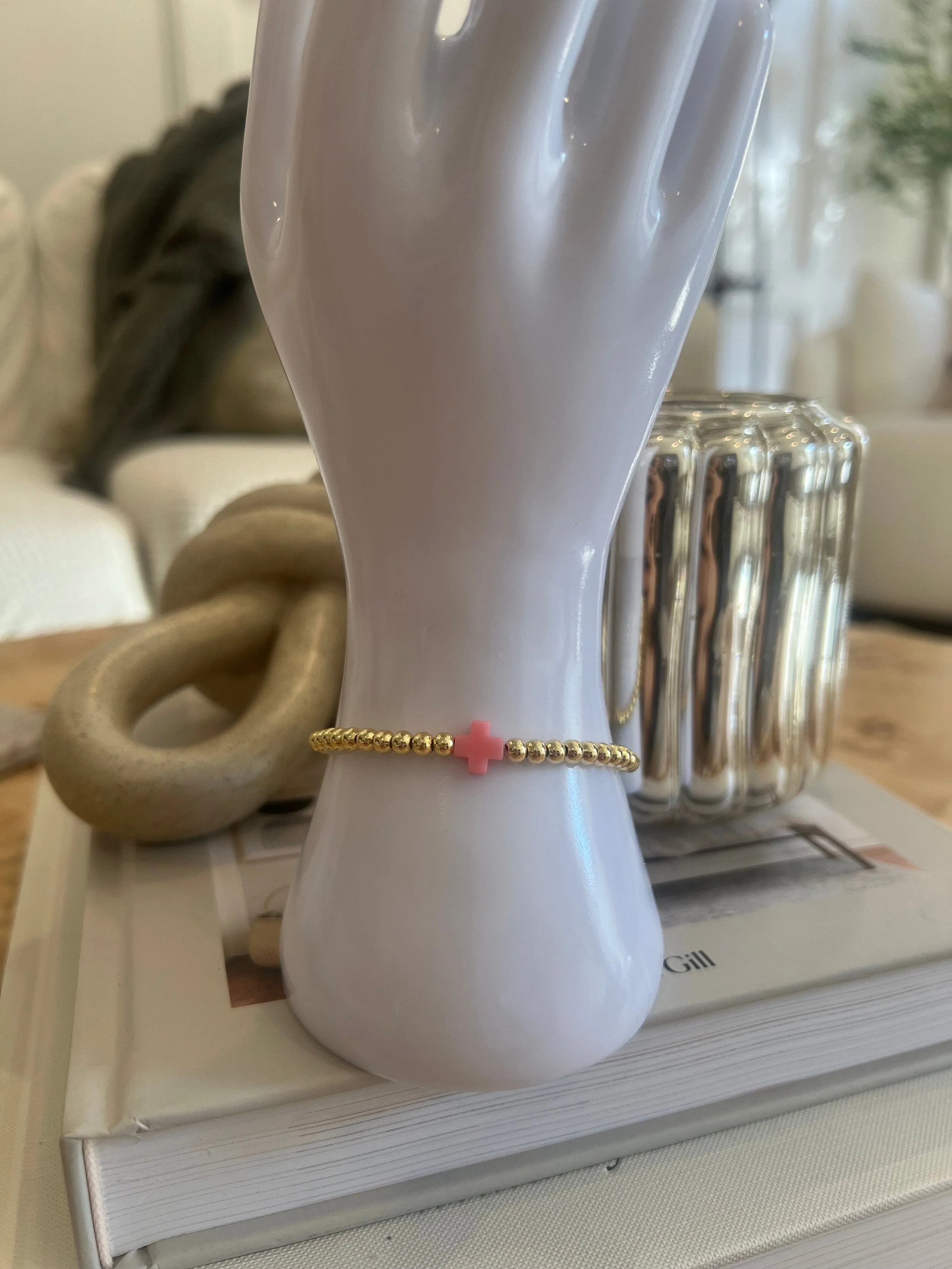 Signature Cross Classic Bead Bracelet