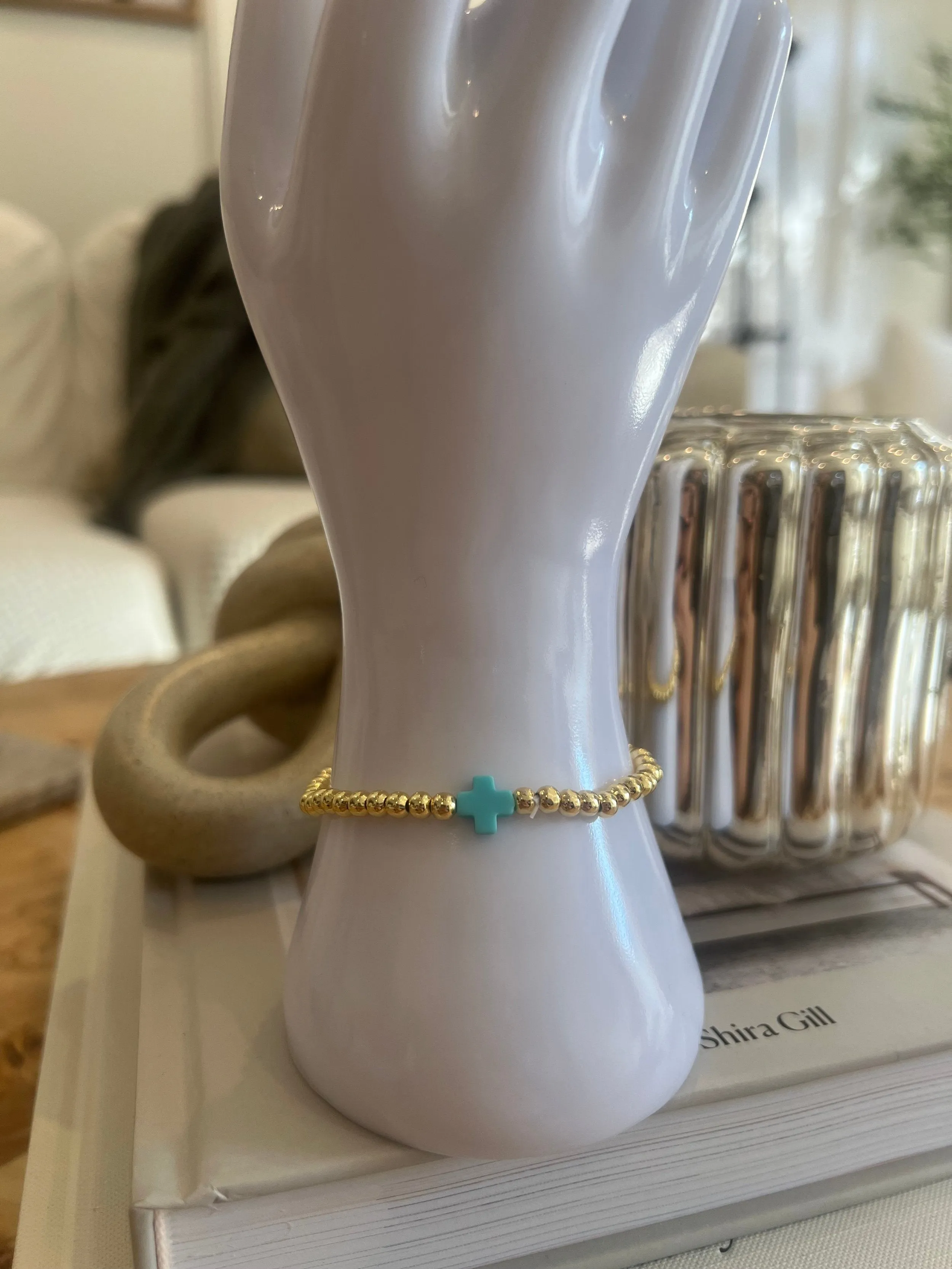 Signature Cross Classic Bead Bracelet