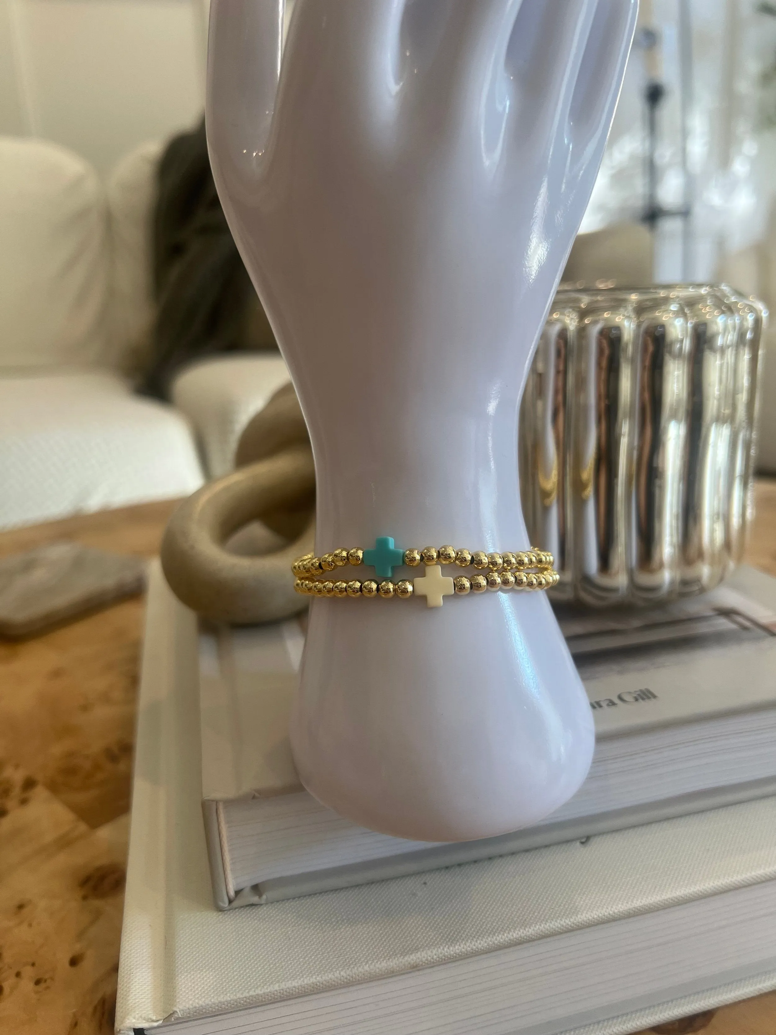Signature Cross Classic Bead Bracelet