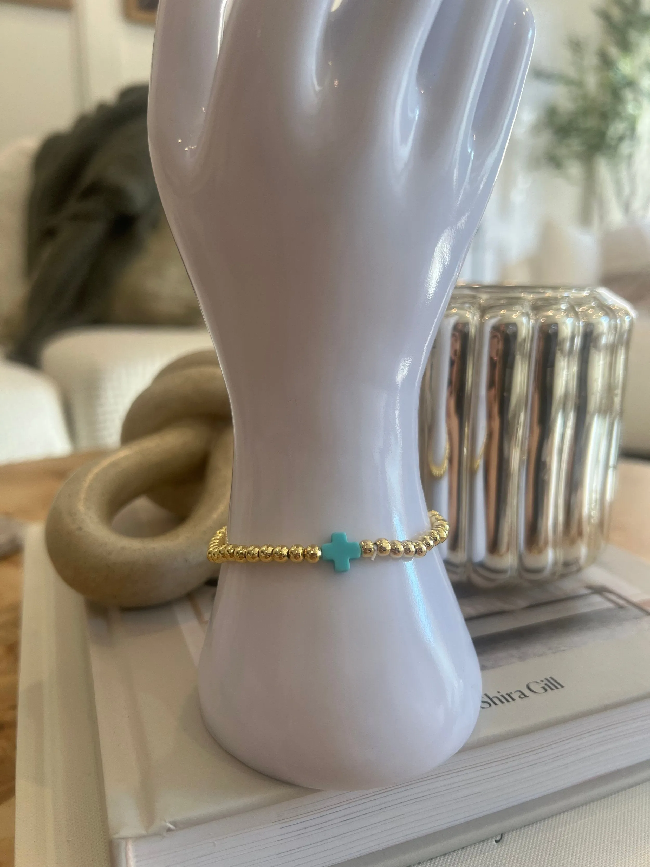 Signature Cross Classic Bead Bracelet