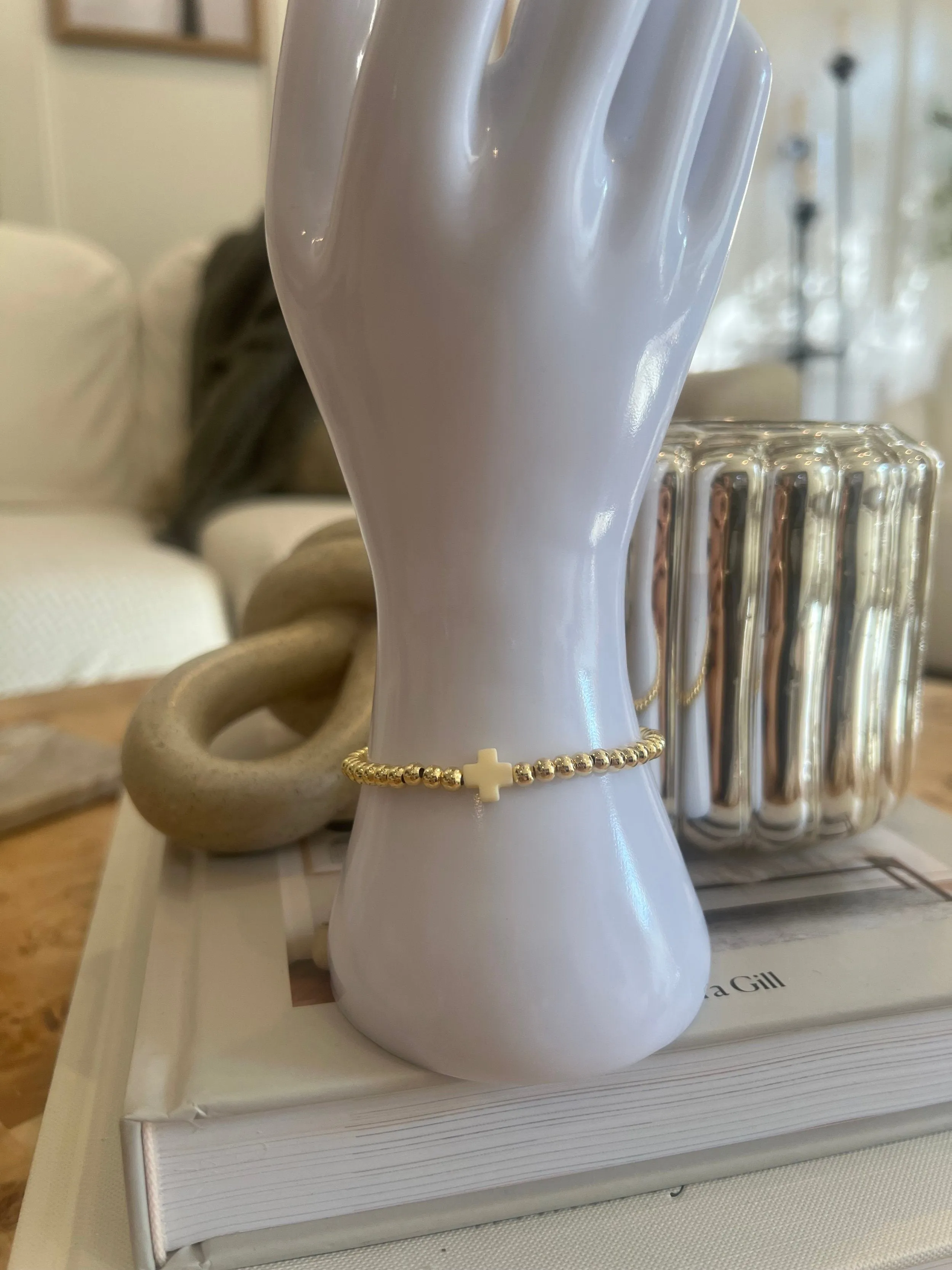 Signature Cross Classic Bead Bracelet