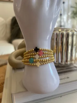 Signature Cross Classic Bead Bracelet