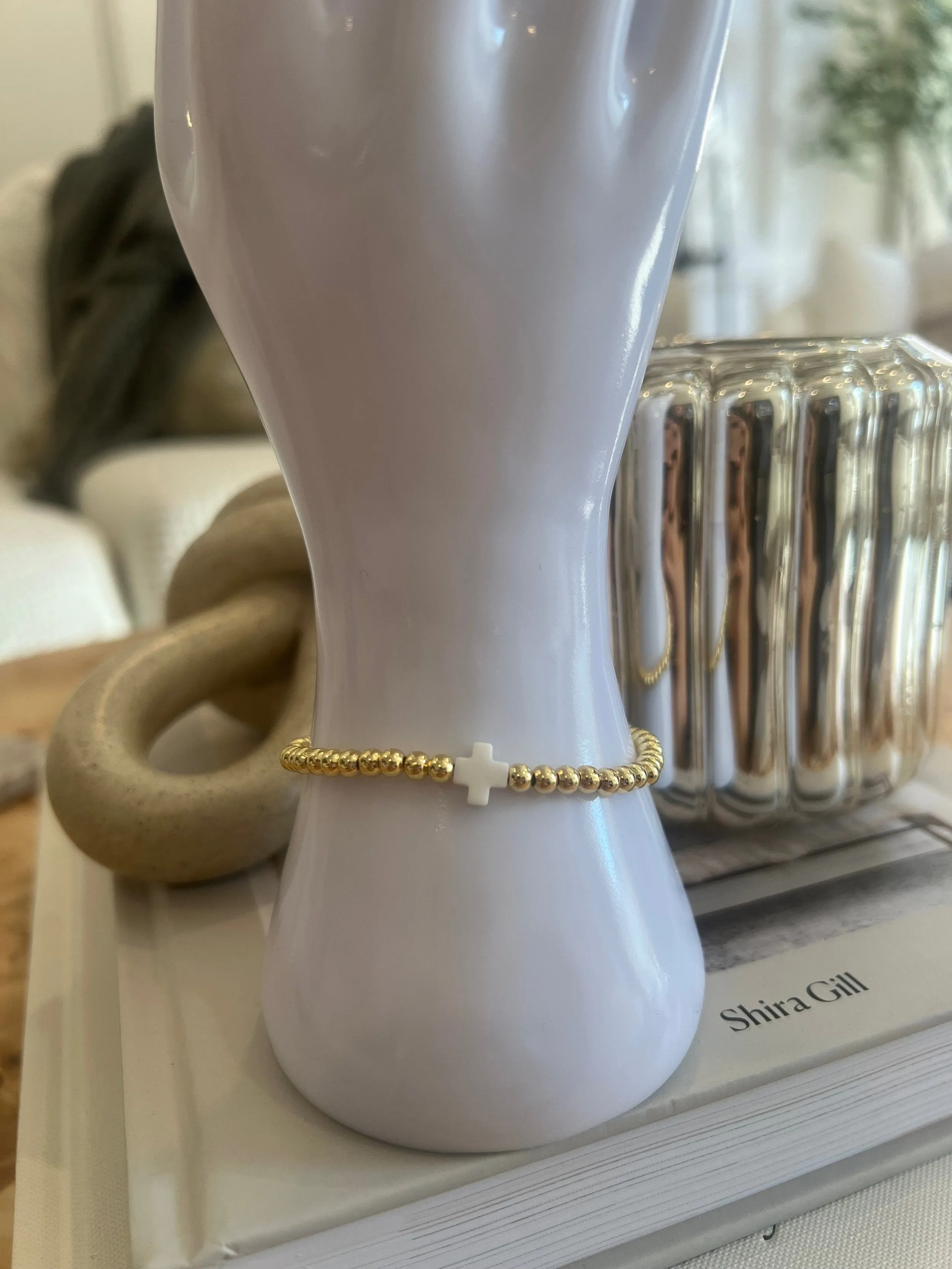 Signature Cross Classic Bead Bracelet