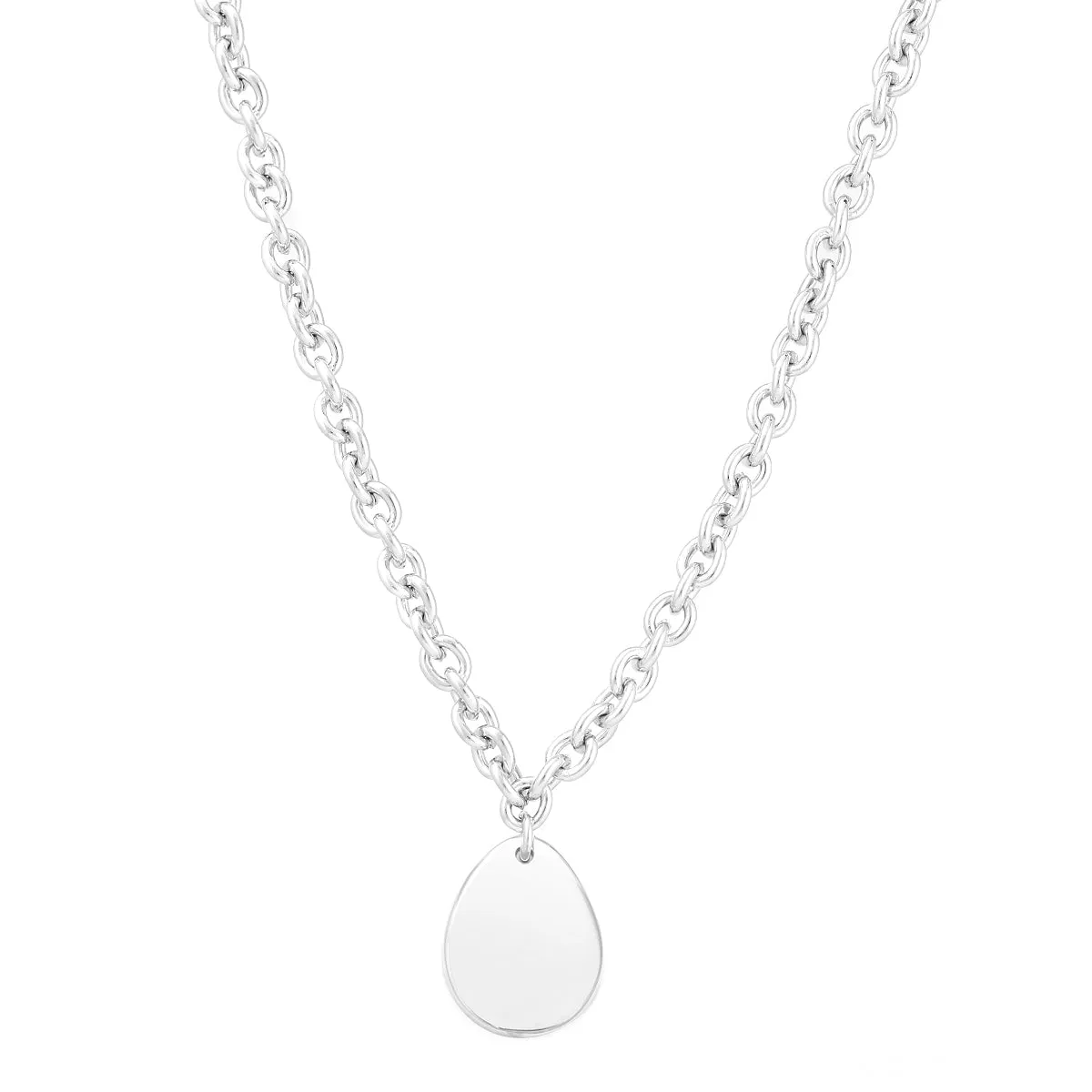 SILVER CHAIN NECKLACES #SC05522-SIL
