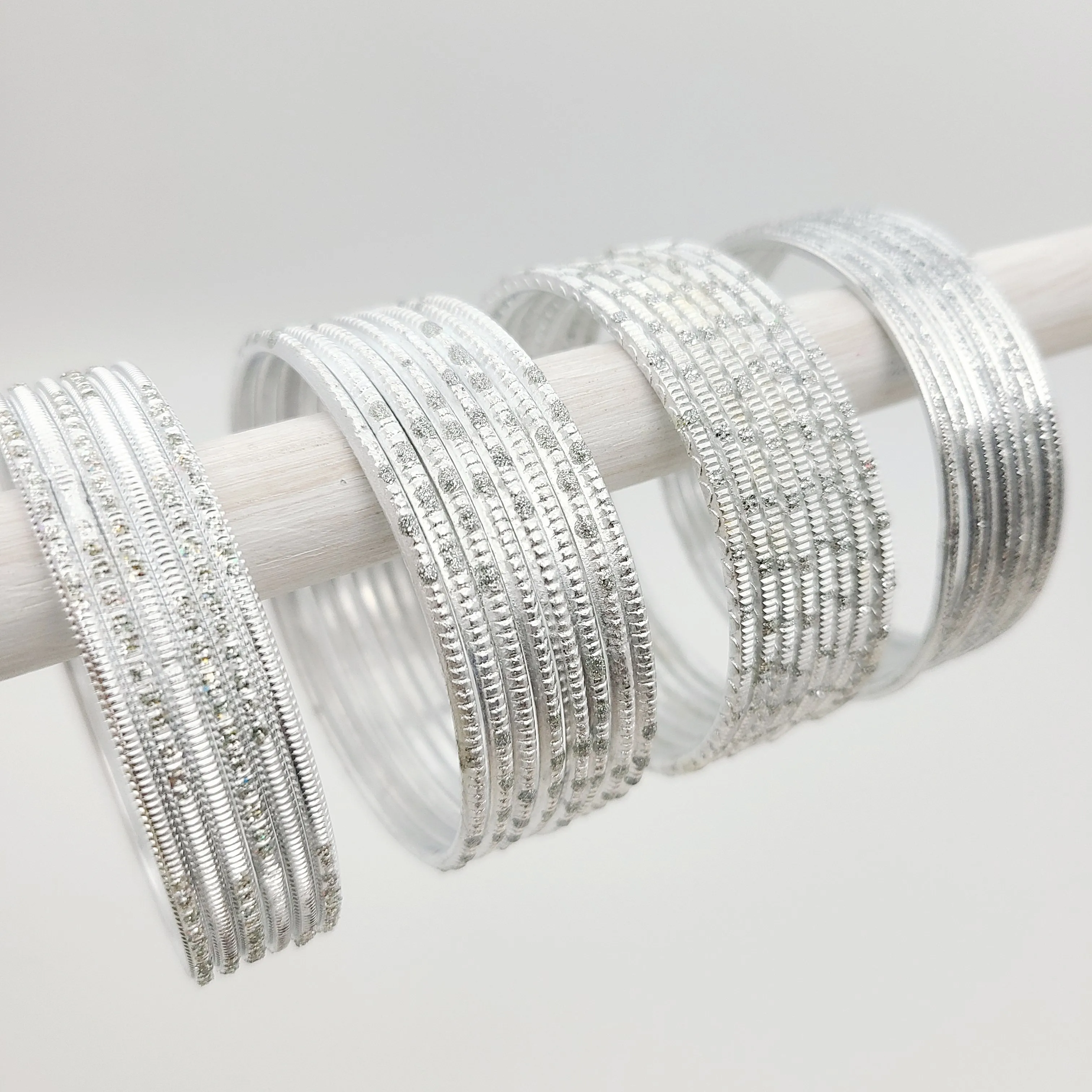 Silver Sky Bangle Set