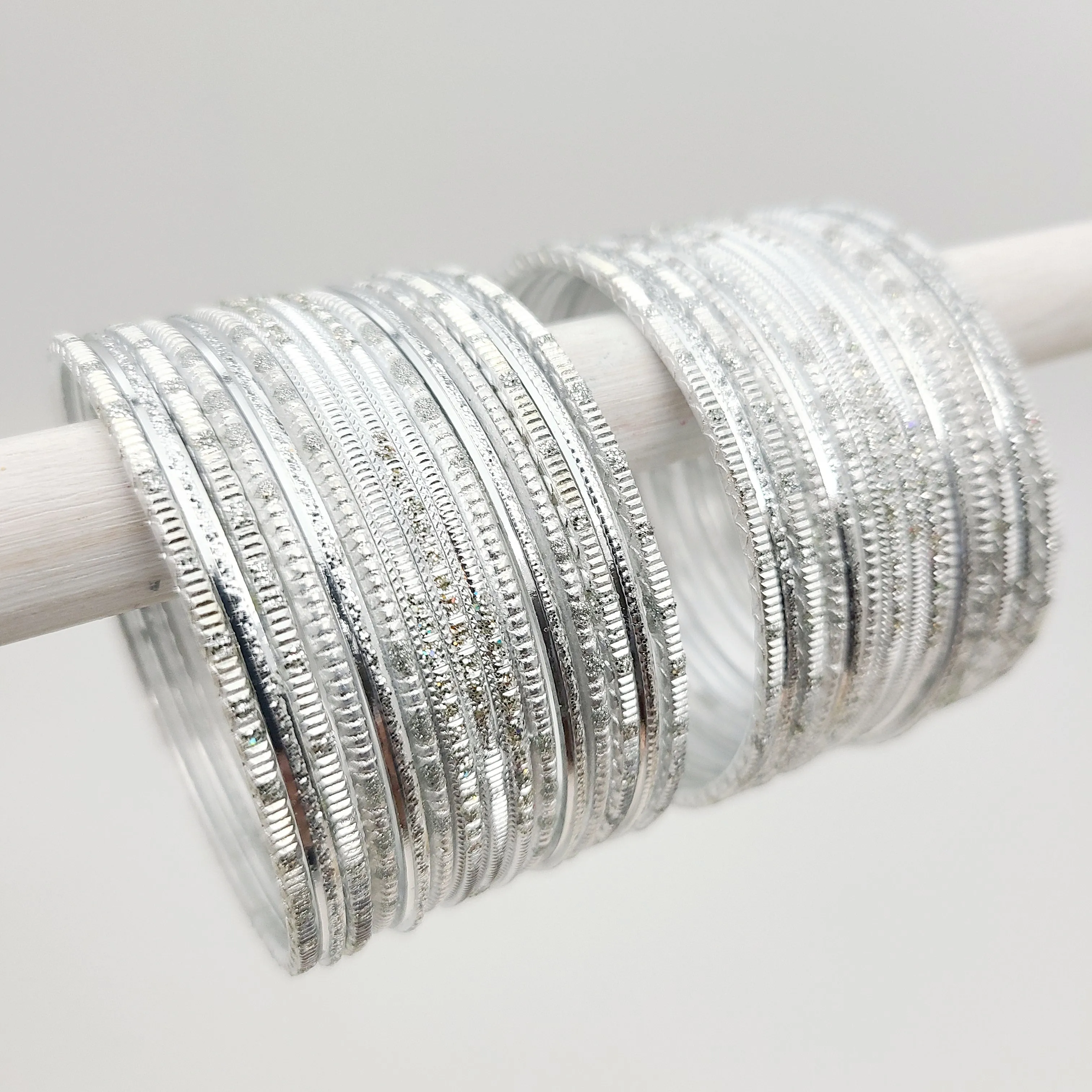 Silver Sky Bangle Set