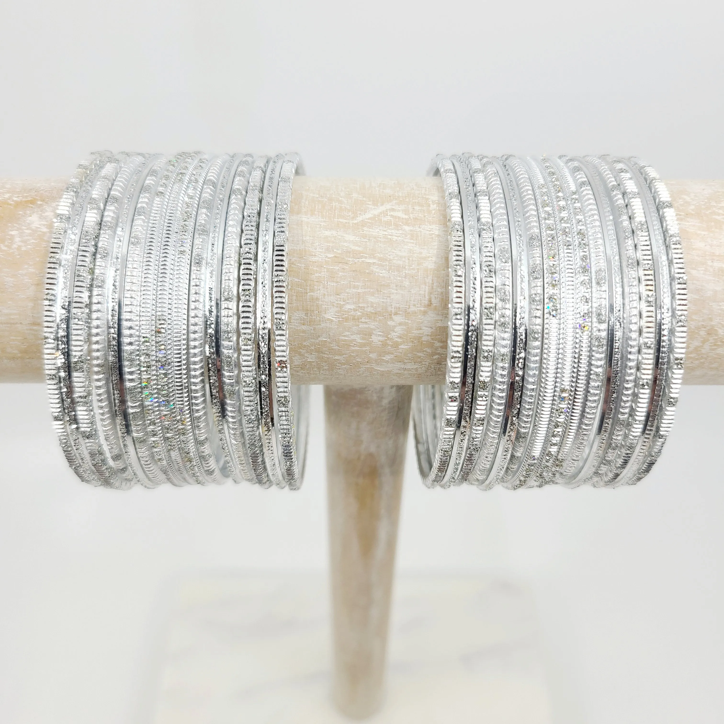 Silver Sky Bangle Set