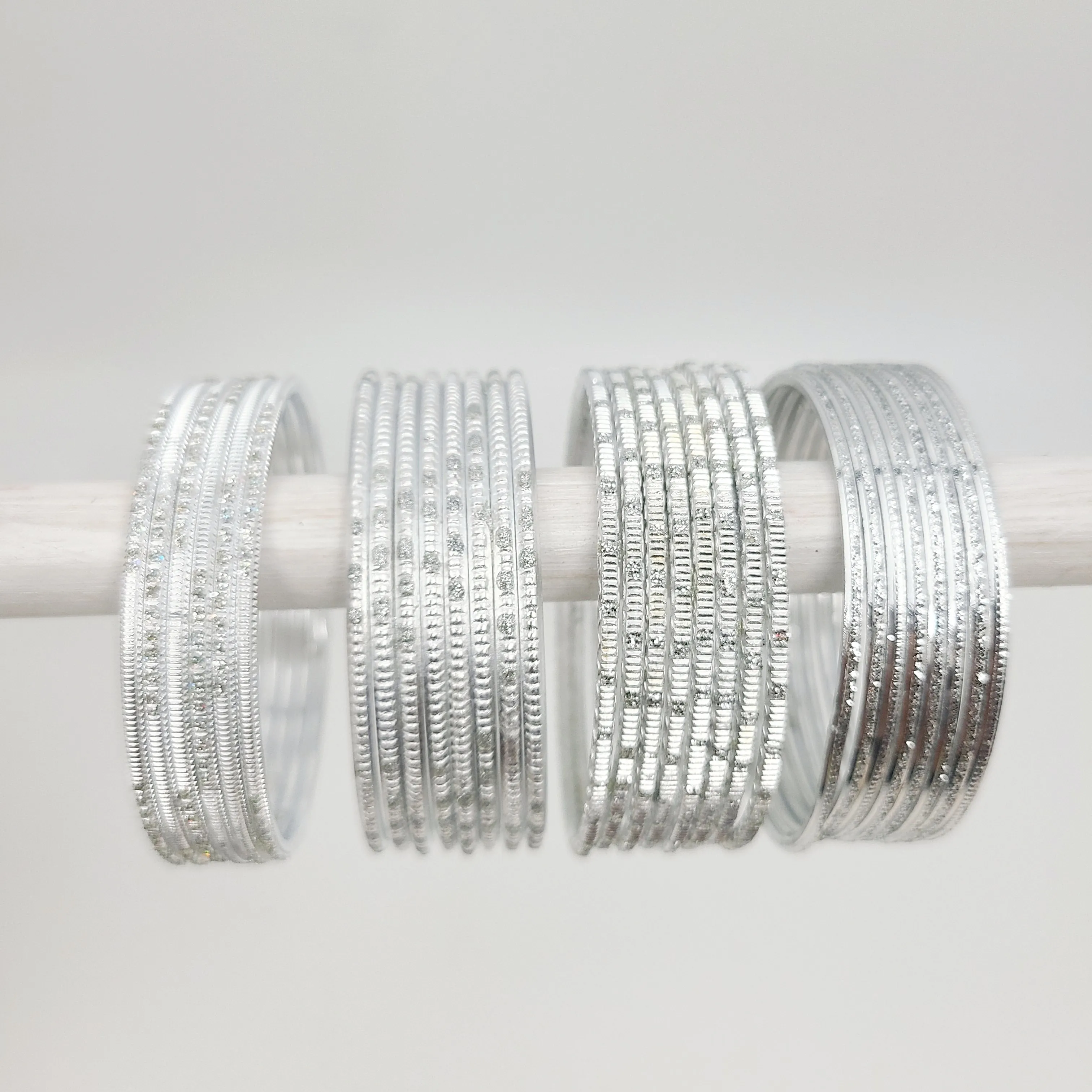 Silver Sky Bangle Set