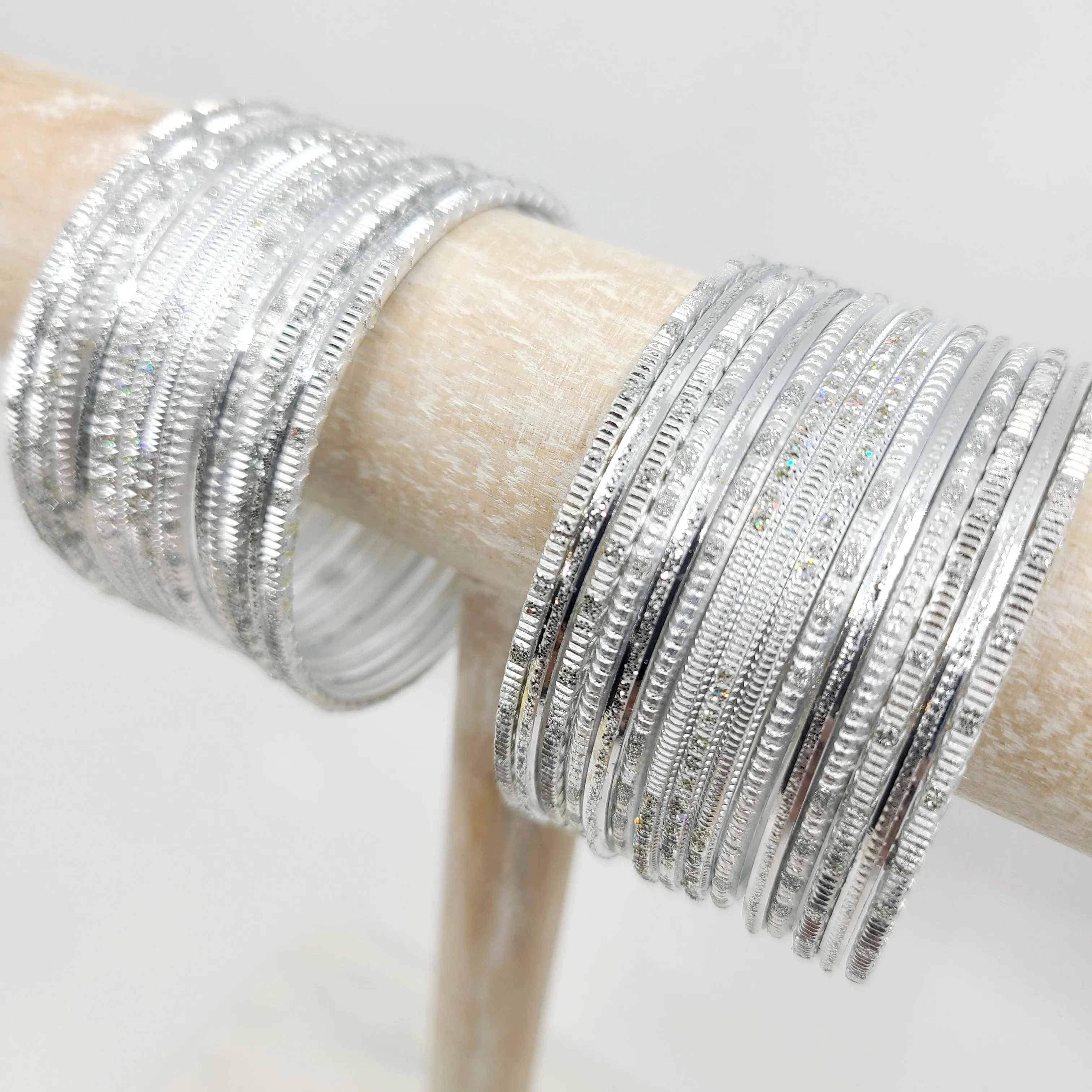 Silver Sky Bangle Set