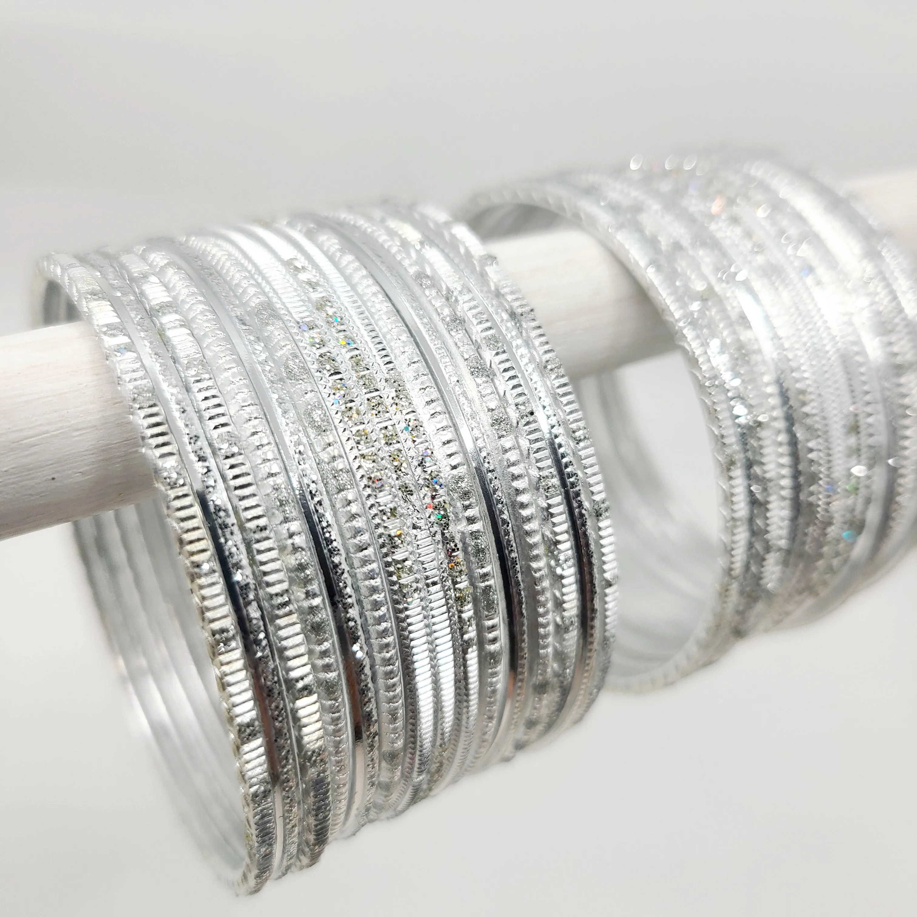Silver Sky Bangle Set