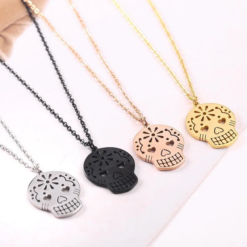 Skeleton Necklace Stainless Steel