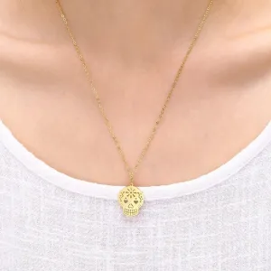 Skeleton Necklace Stainless Steel