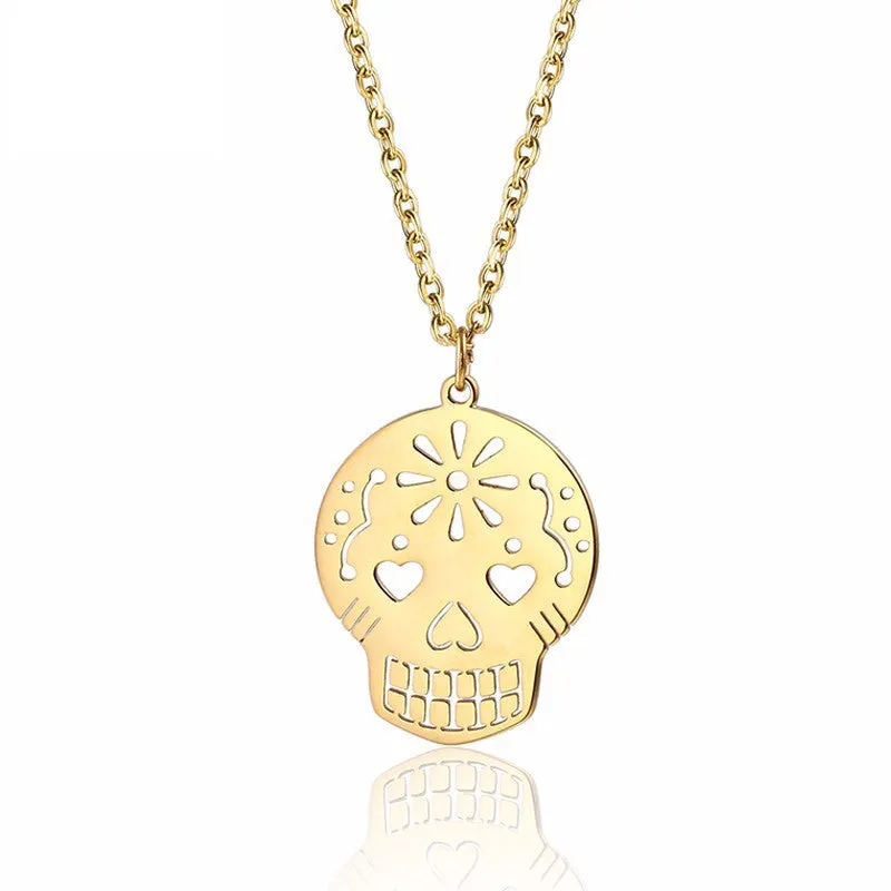Skeleton Necklace Stainless Steel
