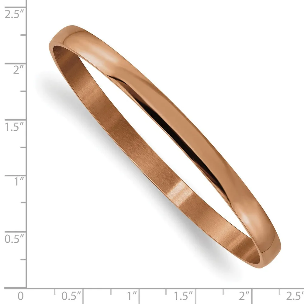 Stainless Steel Brown IP Plated Bangle
