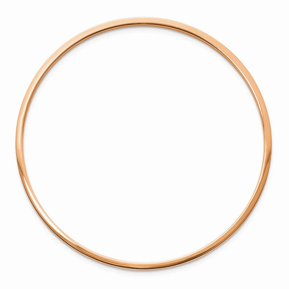 Stainless Steel Pink IP-plated Bangle