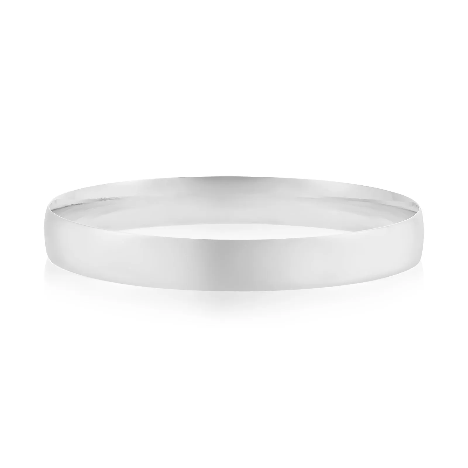 Sterling Silver 68X10 mm Polished Bangle