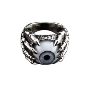Sterling Silver Eyeball Ring
