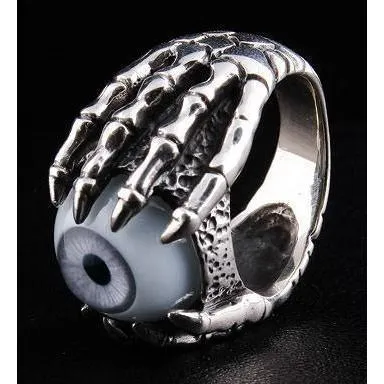 Sterling Silver Eyeball Ring