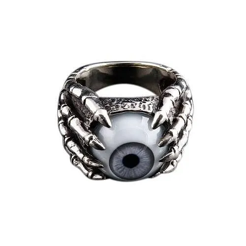 Sterling Silver Eyeball Ring