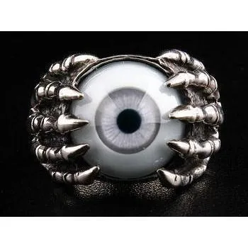 Sterling Silver Eyeball Ring