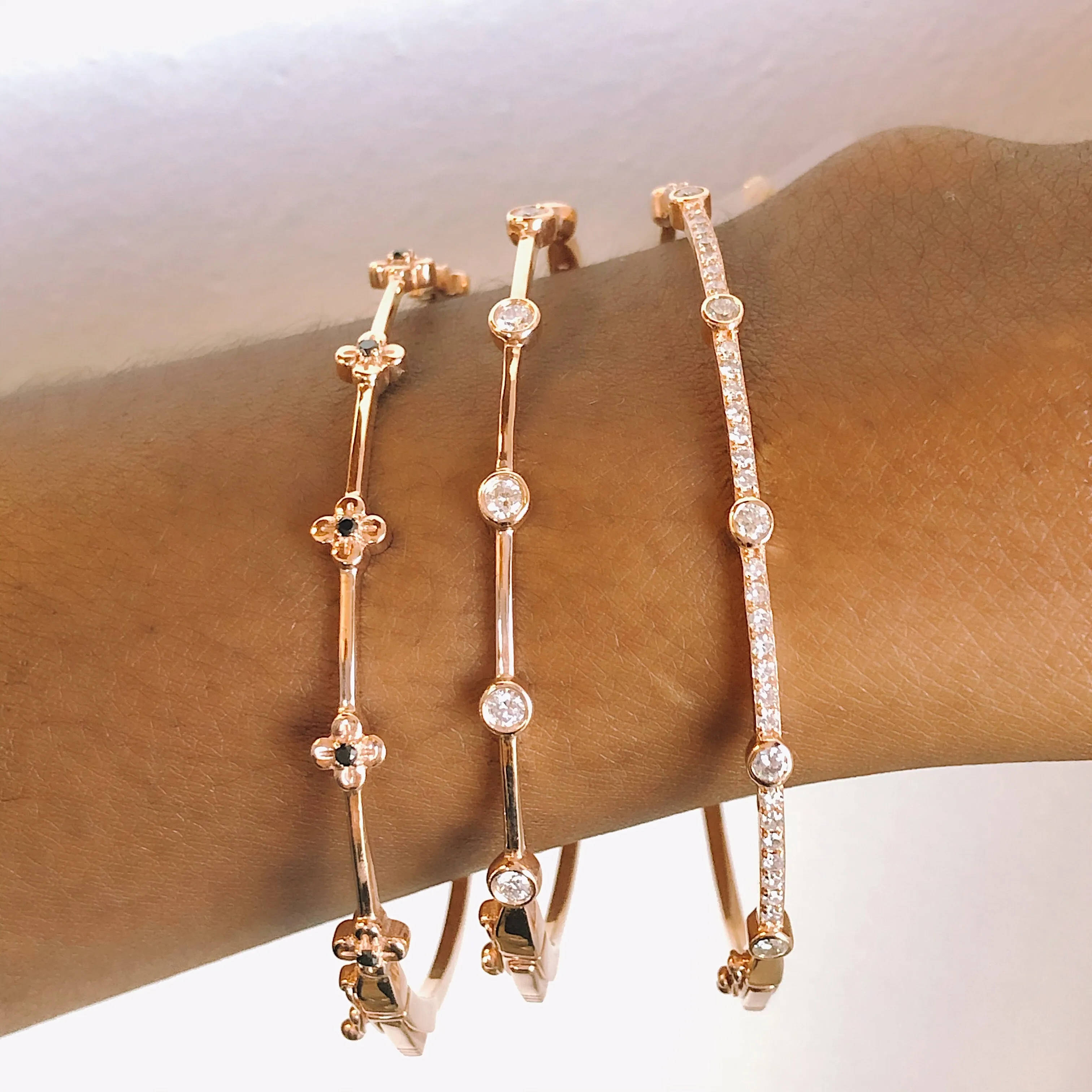 Stones Bangle Bracelet