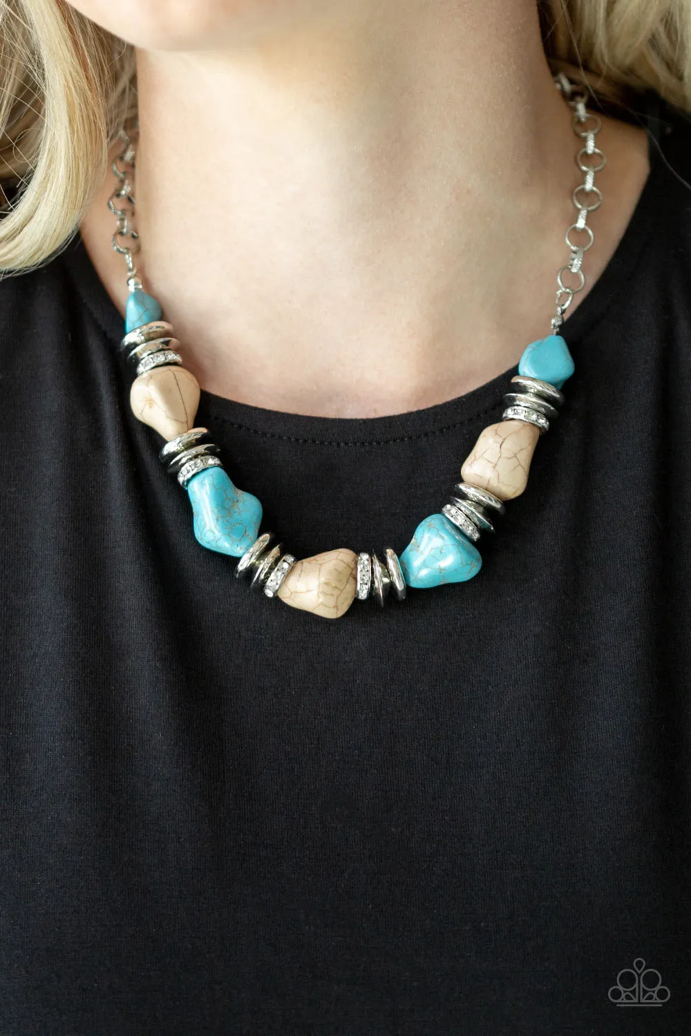 Stunningly Stone Age - Multi - Necklace
