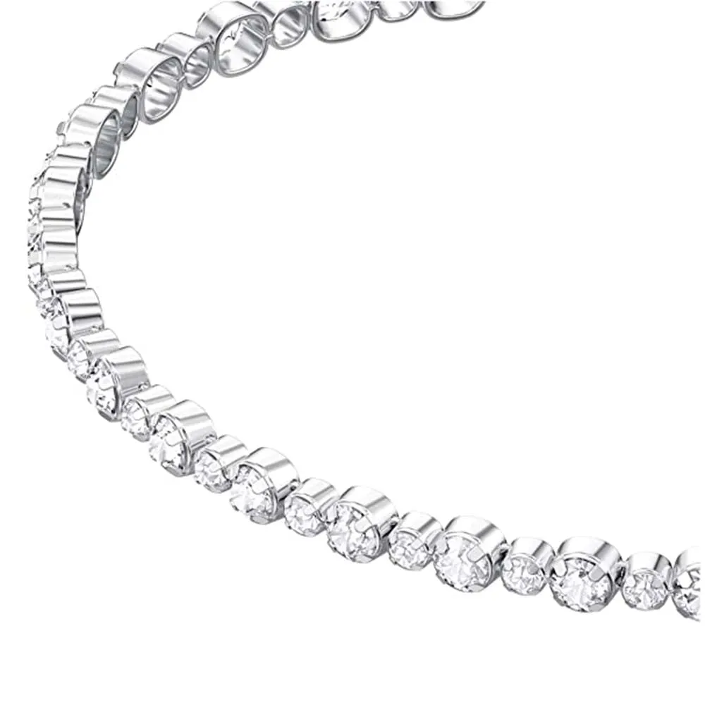Swarovski Women's Silver Rhodium plated Clear Crystals Subtle Bracelet - SV-5465384
