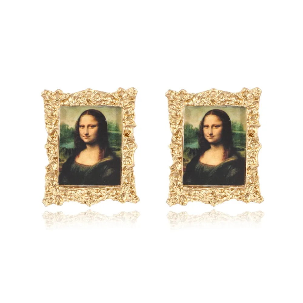 TEEK - Lady Vintage Painting Earrings