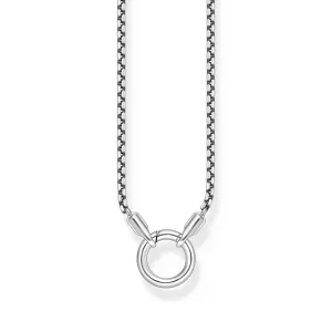 THOMAS SABO Fine Venetian chain in blackened 925 silver