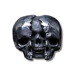 Three Headed Skull Ring