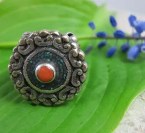 Traditional Vintage Tibetan Ring