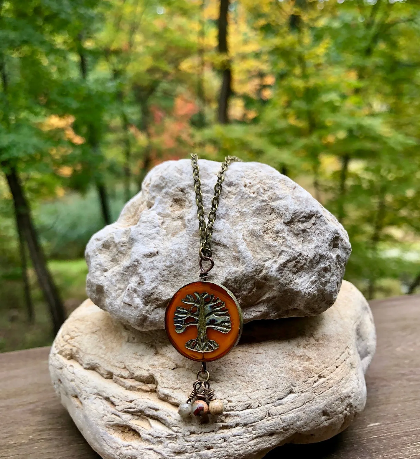 Tree of Life Jasper Necklace