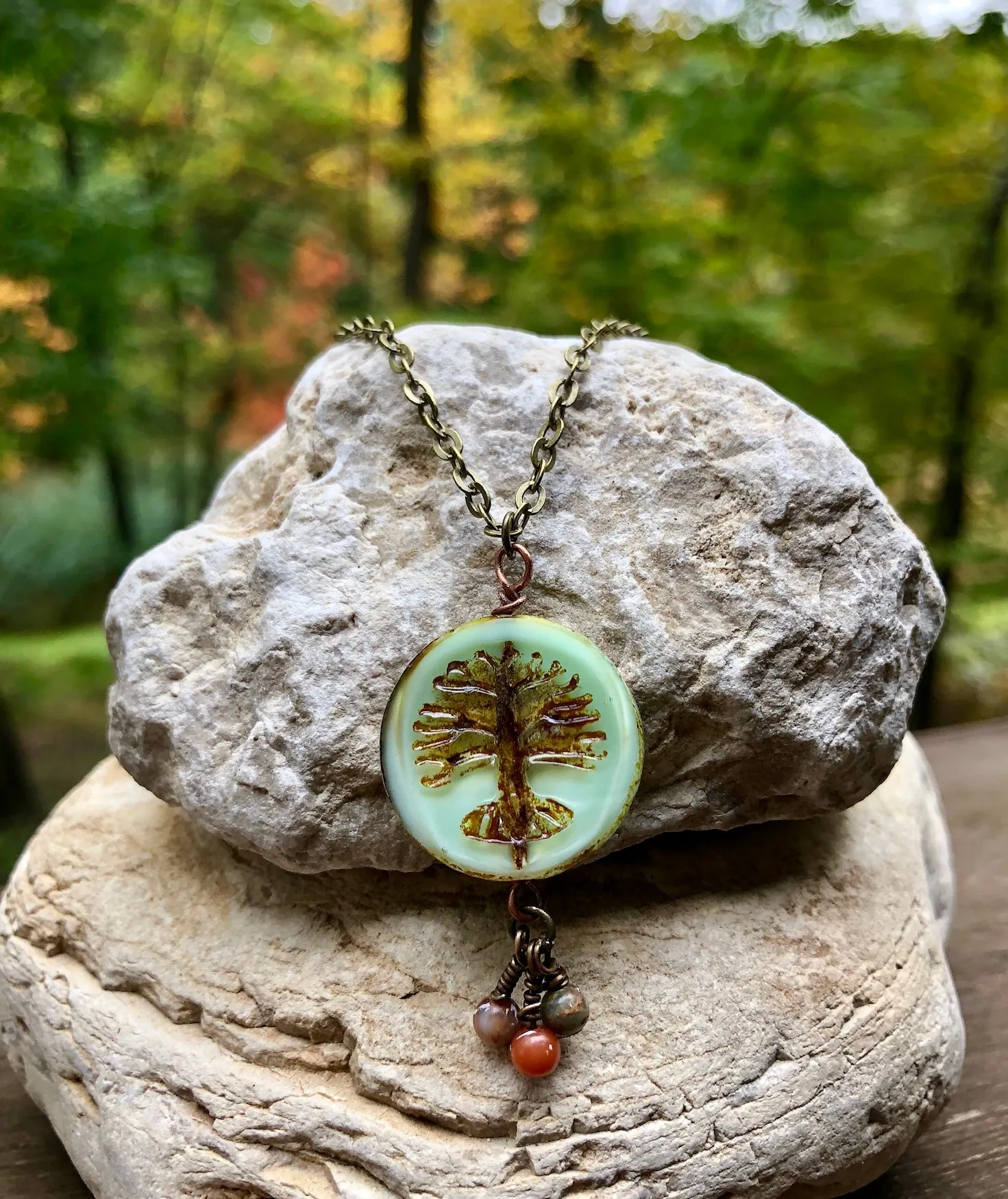 Tree of Life Jasper Necklace