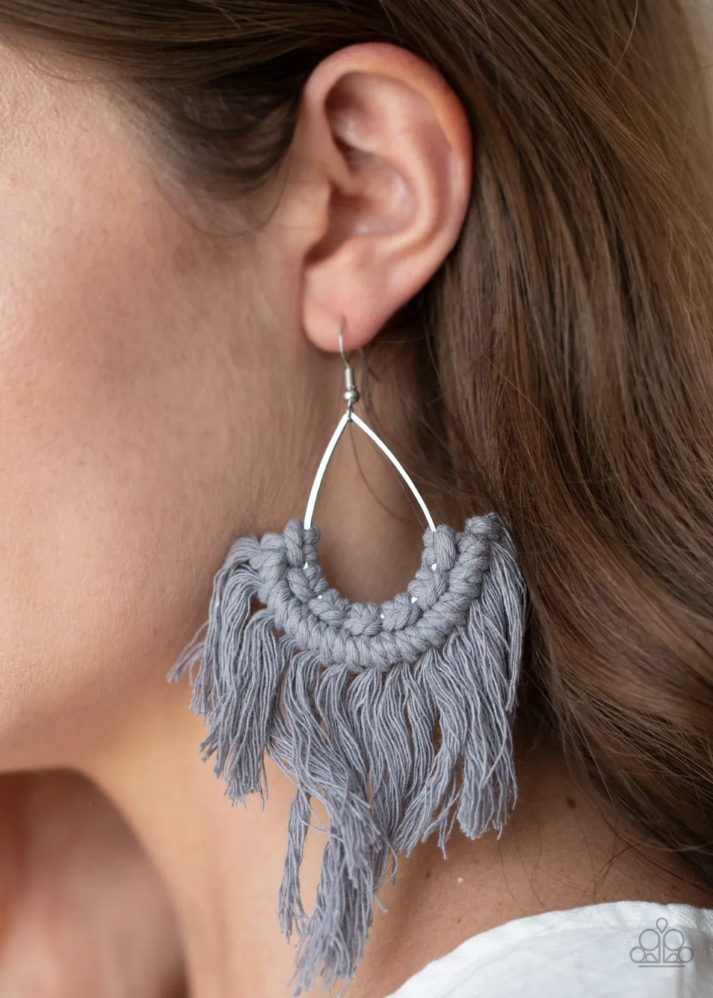 Wanna Piece of Macrame? - silver