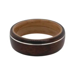 Whiskey Ebony Offset Ring