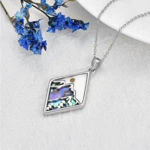 Wholesale  Trendy Minimalist Faith Geometric Stainless Steel Pendant Necklaces