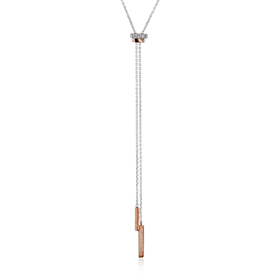 ZP984 Necklace in 14k Gold with Diamonds